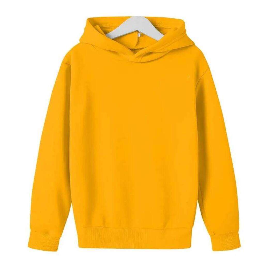 Girls Hoodie Kids Selling Spring Autumn Boys And Casual pullover Hoodies For Kids Aged 2 12 Solid Color Tops Crew Neck Sw