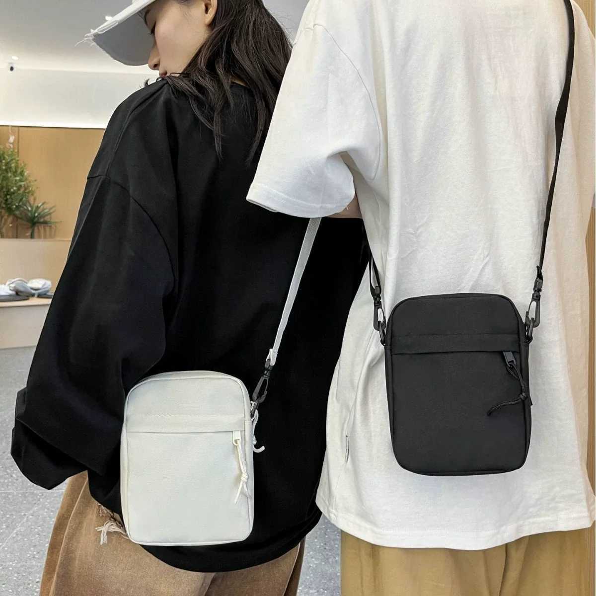 Cross Body Mens Women Small Crossbody Shoulder Bag Lightweight Casual Sling Bag with Multi Zipper Pockets for Travel Work Daily Use H261016