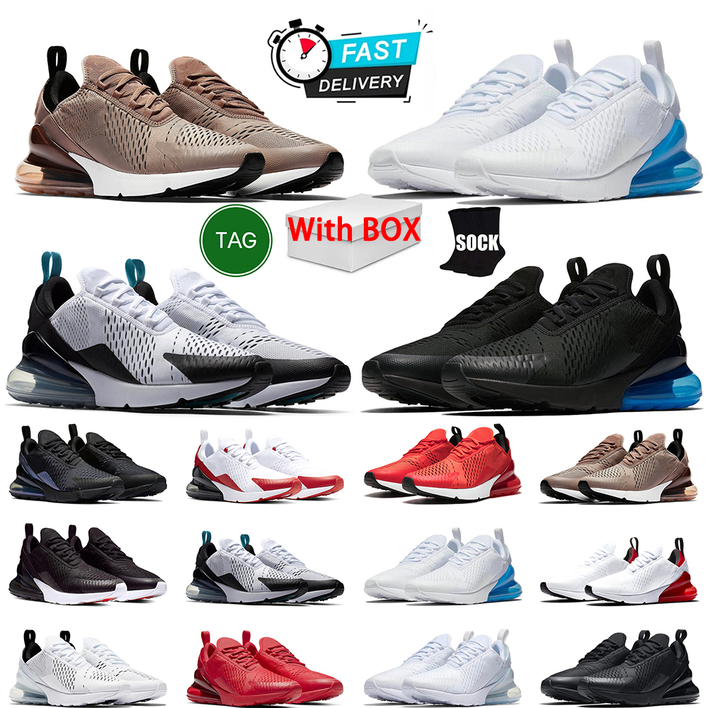Designer Shoe 270s Casual Shoes 270 for men women Brown Triple Black White Photo Blue Habanero Red Outdoor Trainers Mens Womens Sports trainers Snea