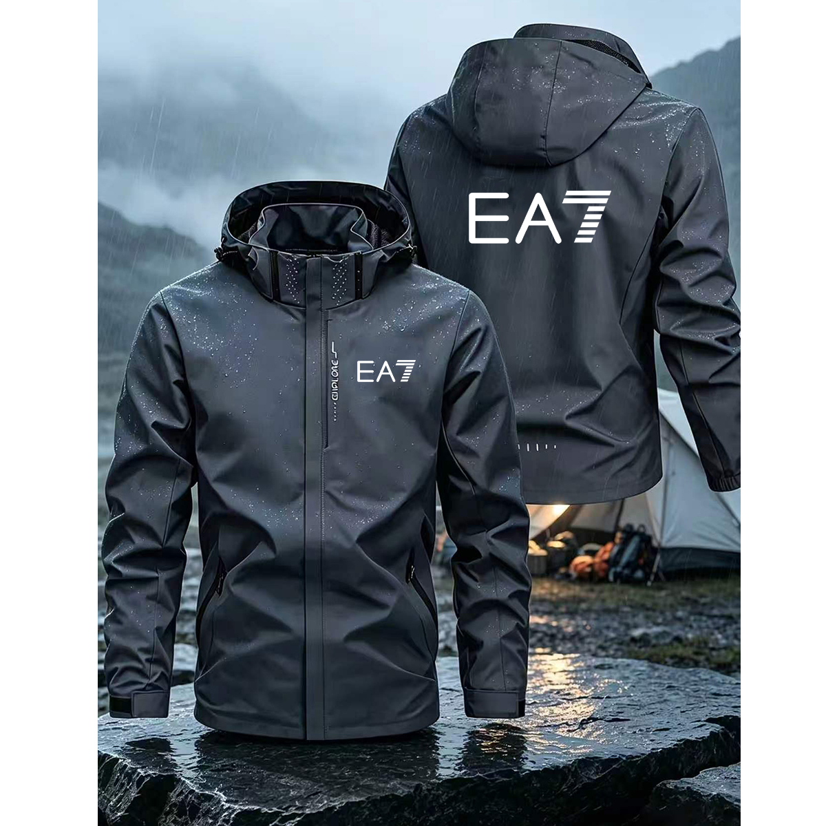 Jacket Designer Mens Jackets High Quality Brand Zipper Company Jacket Fashion Sports Windbreaker Waterproof Warm Outdoor Jacket Outdoor Hooded