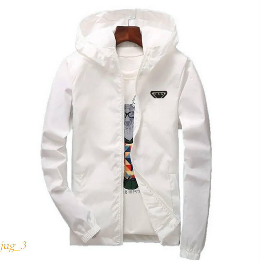 pradmen jacket 2026 New Fashion Leisure Luxury Designer Spring and Autumn Embroidered Brand Logo Solid Color Coat Men's Clothing Jacket Asian S