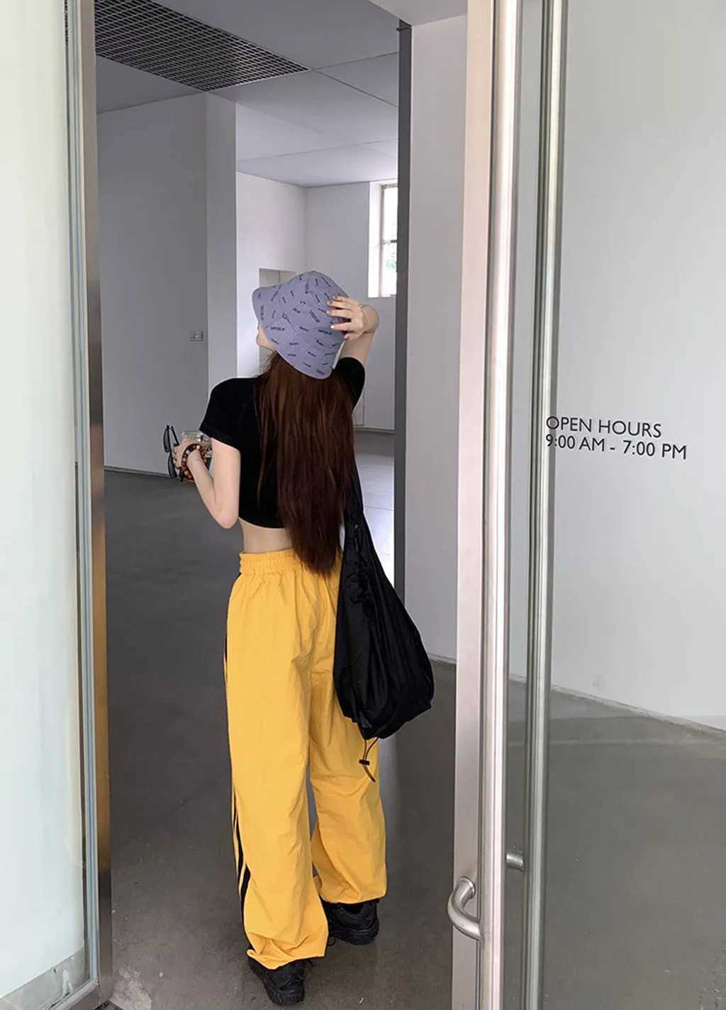 Pants Capris Women's Leggings Women's Loose Casual Striped Sportswear Pants for Women Thin Cargo Pants for Spring and Autumn Casual Jazz S