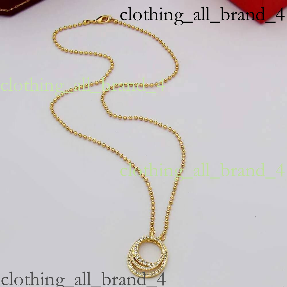 Nail Desginer Leopard With Gold Plated Love Men Women Pendant Necklaces Luxury Jewelry Carteied Necklace 9A7