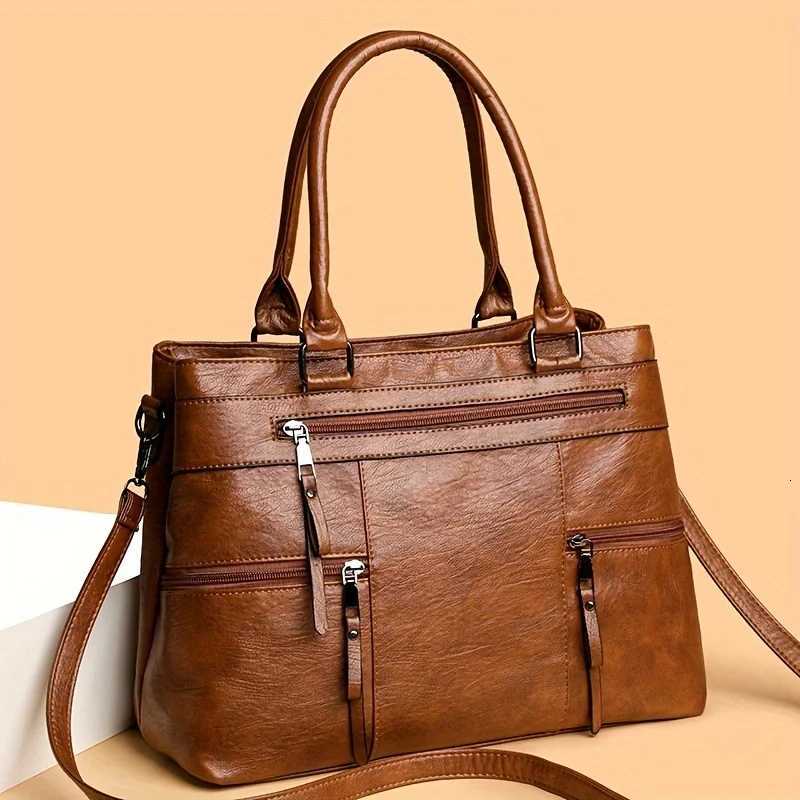 Evening Bags Style Women Tote Bag Spacious High Quality PU Shoulder/Crossbody Bags with Multiple Pockets Chic Ideal for Daily Use H261016