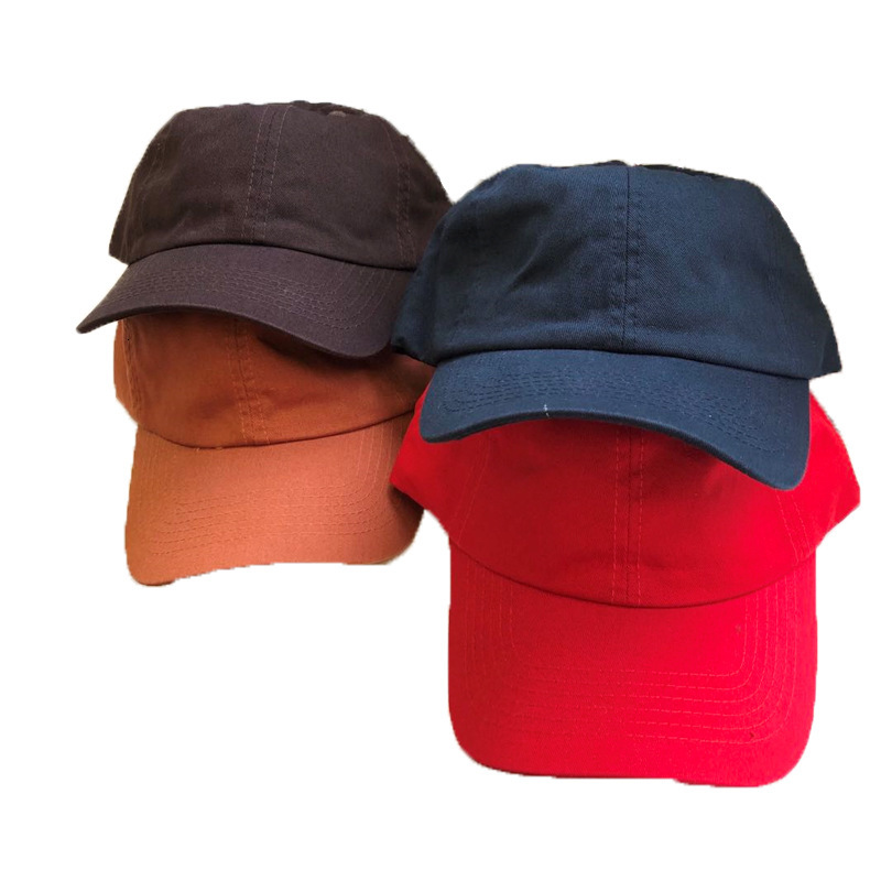 Korean Style Trendy Soft Top Versatile Cap Ins Men Summer Street Black Spring Autumn Solid Color Baseball Hat Women All Seasons