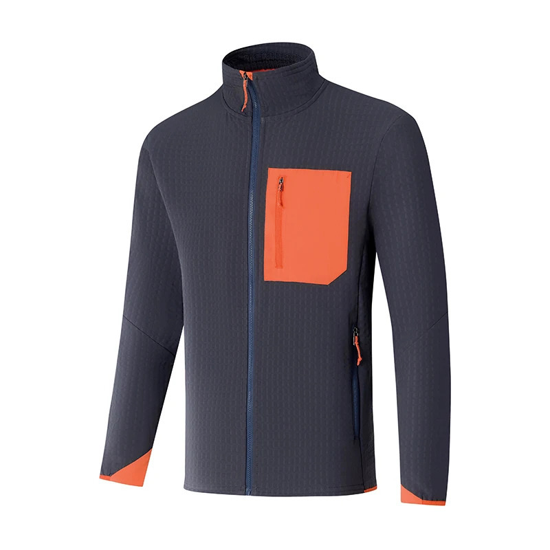 Mzone Autumn and Winter Outdoor Men's ColdProof Warm Fleece Thickened StandUp Collar Jacket Hiking Mountaineeri 261010