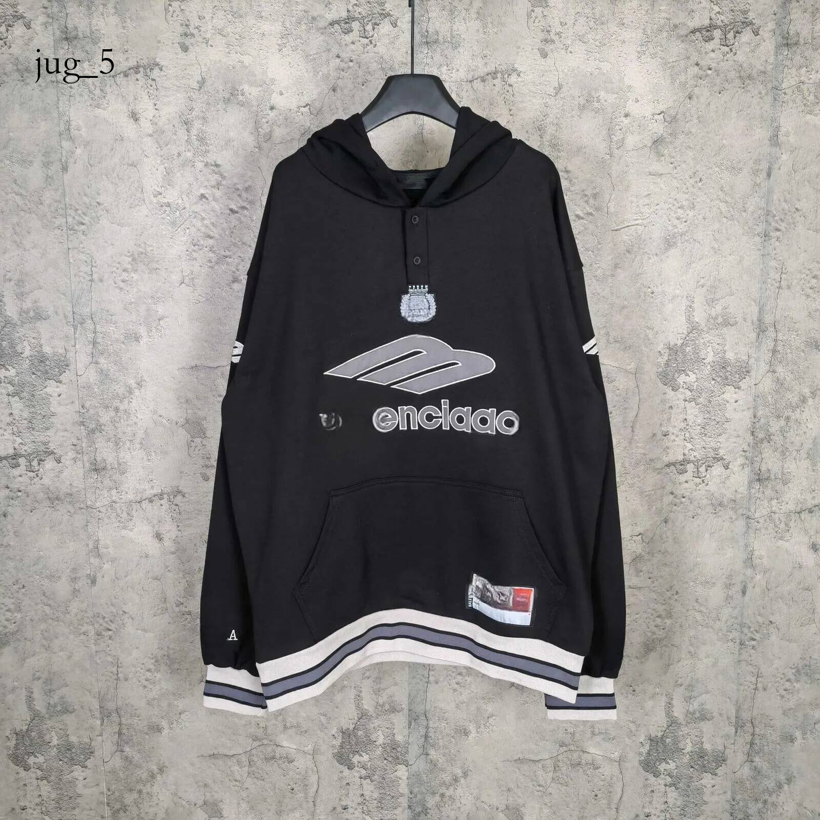 baIeniagag Designer High Mens hoodies Plus Tees hoodie Polos t shirts Round neck embroidered hoody and printed sweater polar style summer street pur