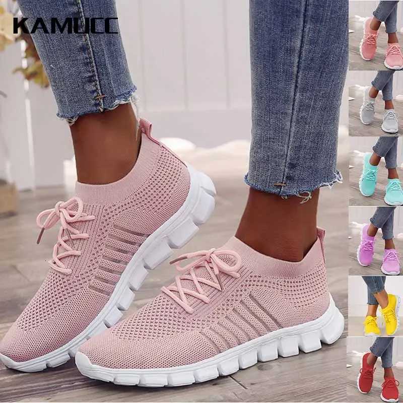 Casual Shoes Women Mesh Breathable Shoes Slip on Flat Woman Tenis Ladies Casual Shoes Walking Footwear Sneakers Womens Vulcanize Shoes H261016