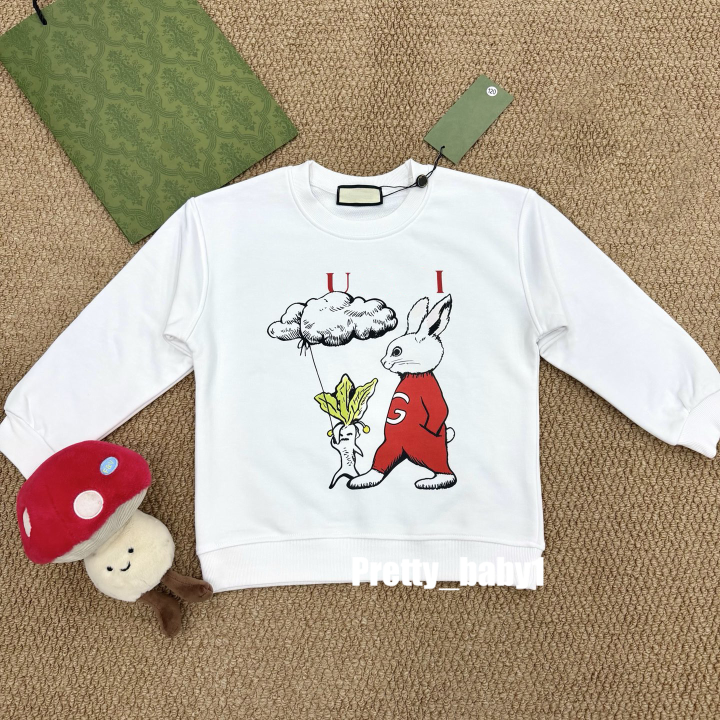 Kids Designer Clothes Boys Sweatshirt 100% Cotton Cute Cartoon Animal Print Long Sleeve Pullover Hoodie Girls Casual Autumn Children Clothing