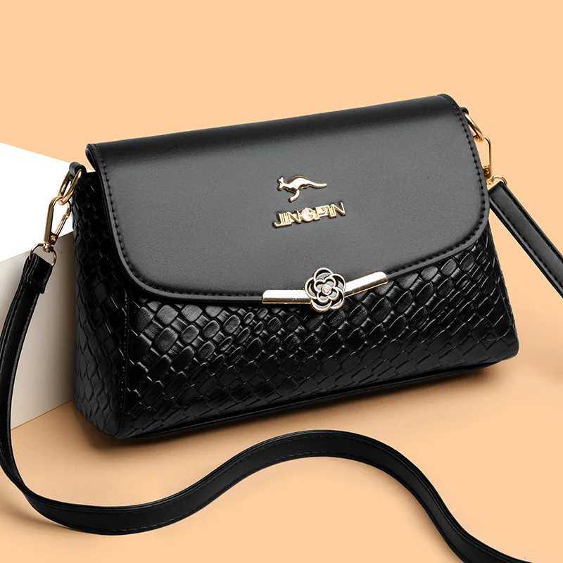 Shoulder Bags 2025 New Design Women Crossbody Bag Large Capacity Genuine Leather Texture Phone Cosmetics Wallet Stylish Shoulder Bag for Women H2610