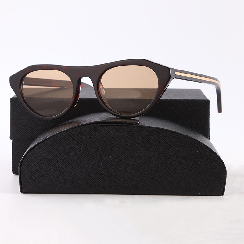 2026 Lunettes de soleil de mode Tendance chaude Lunettes de soleil ovales en acétate pour femmes Marque de mode Designer Dames Eyeware Shandes Gi