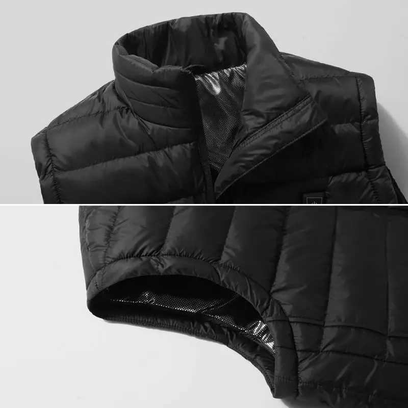 Vests Aiweti Men's Winter Men's USB Electric Heating Vest Warm Pad Heated Jacket for Skiing And Cold Weather ClothingW261017