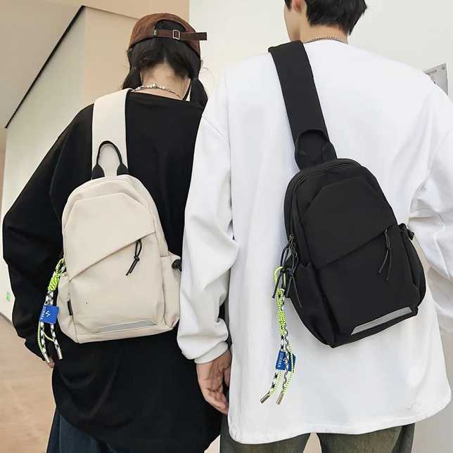 Cross Body New outdoor large-capacity crossbody bag stylish and simple women's chest bag trendy and versatile shoulder bag for students unisex