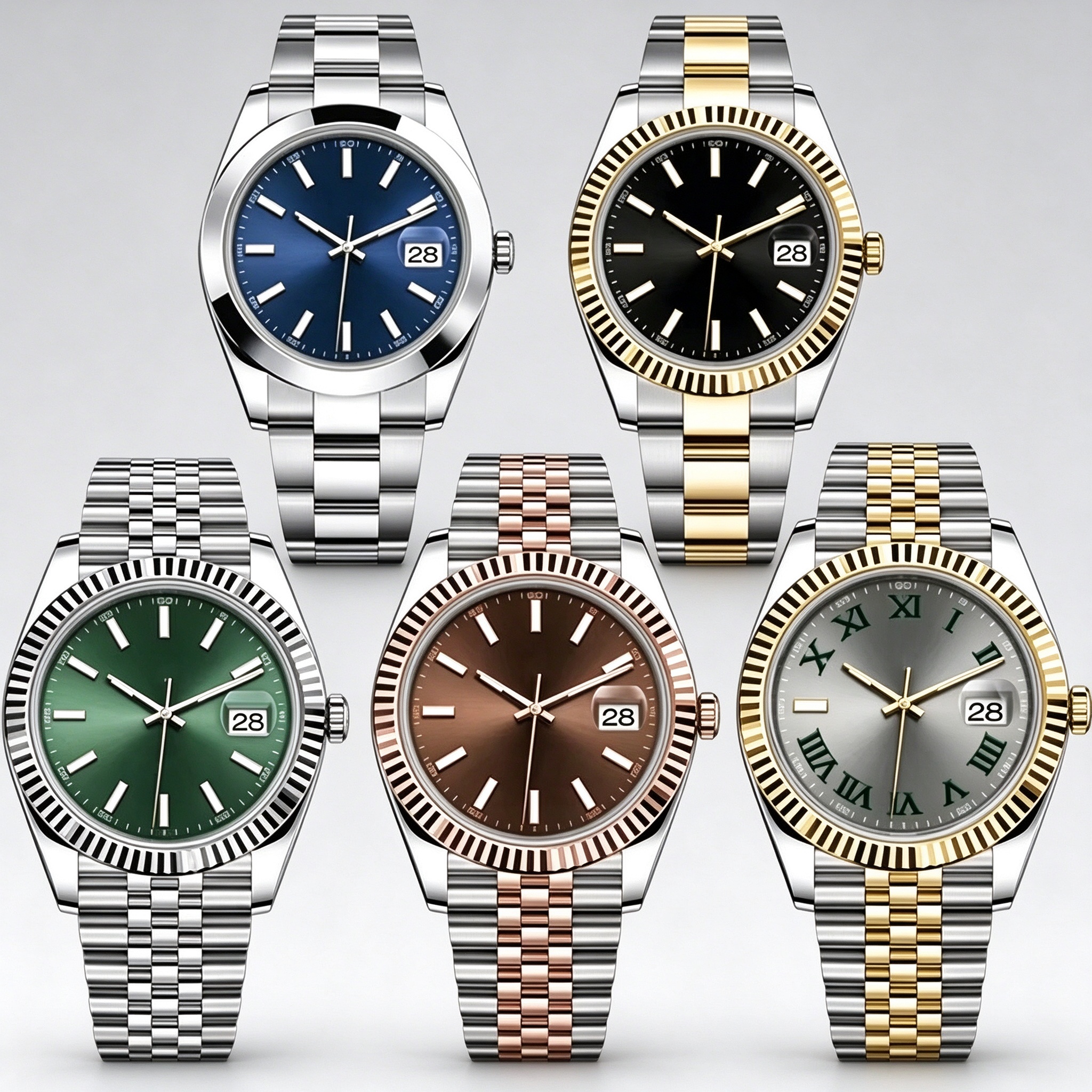 High quality men and women classic designer watch stainless steel automatic mechanical watch 41MM36MM31MM ceramic dial luxurious gift watch for men