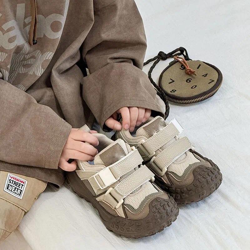 2026 New Children's Sports Shoes Fashionable Closed-Toe Boys' and Girls' Casual Shoes