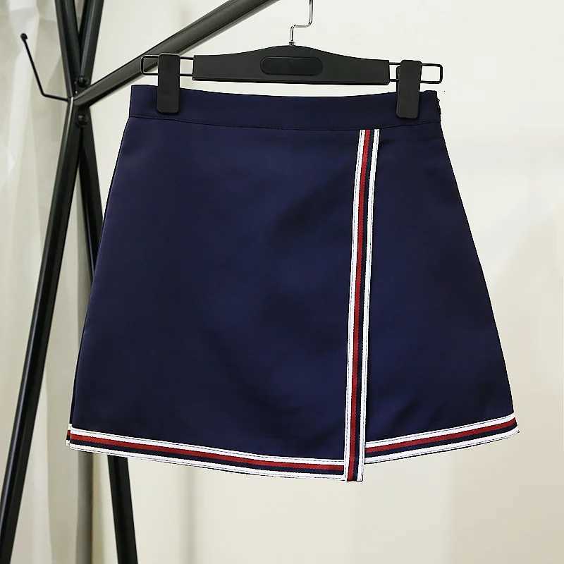 Waist Skirts Women's Black High Side Split Tennis Skort Breathable Stretchy Active Skirt for Fitness Sports Daily Outfits W261017