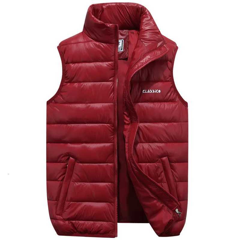 New Men's Autumn/Winter Vests 2026 Thick Down and Cotton Jacket for Young Men Trendy Large-Sized Men's Casual Shirt CoatW261017