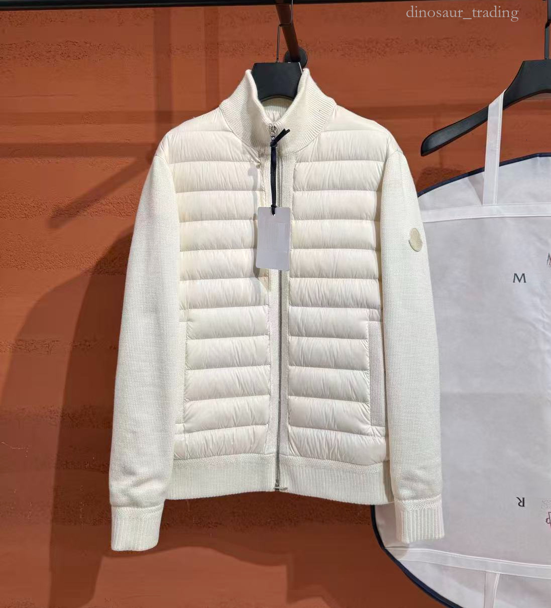 mon clerness coats 2026 Fall Winter New Arrival Designer Knit Panel Jacket Premium Quality 95 White Duck Down Fill monclenessity coats 528