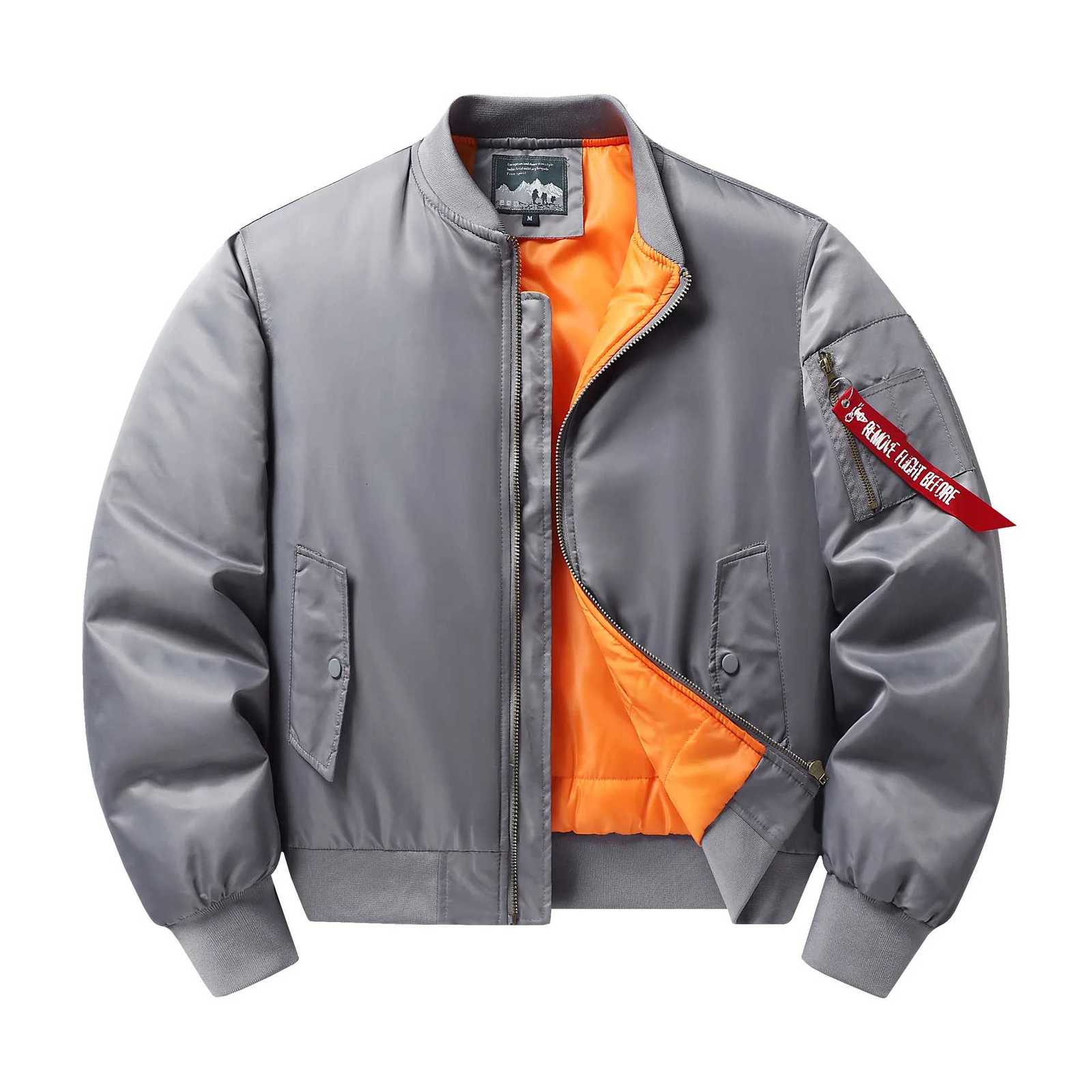 Flight Men's Jackets 2026 Autumn/Winter Jacket Men's Trendy Brand Retro Outerwear with Cotton Baseball Shirt CoatW261017