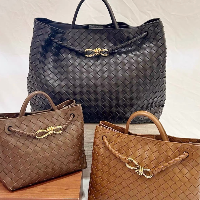 Satchel Designer Bag Knitting Woven Top handle bag Large Suede Tote Bag Handbag Crocodile leather with sliding cross-body strap Mutil Size
