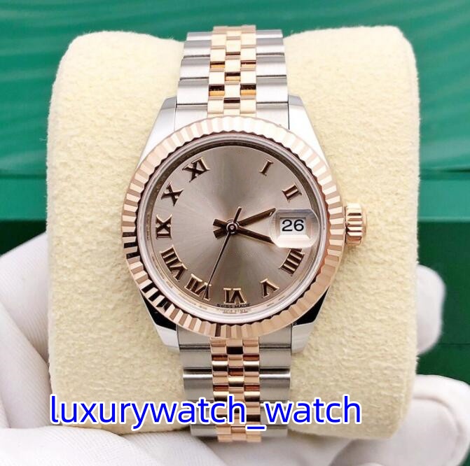 Ladies Watch Classic Sapphire Glass 279171 28mm Romen Dial Mechanical Rose Gold Jubilee Steel Bracelet Luxury Womens WristWatches