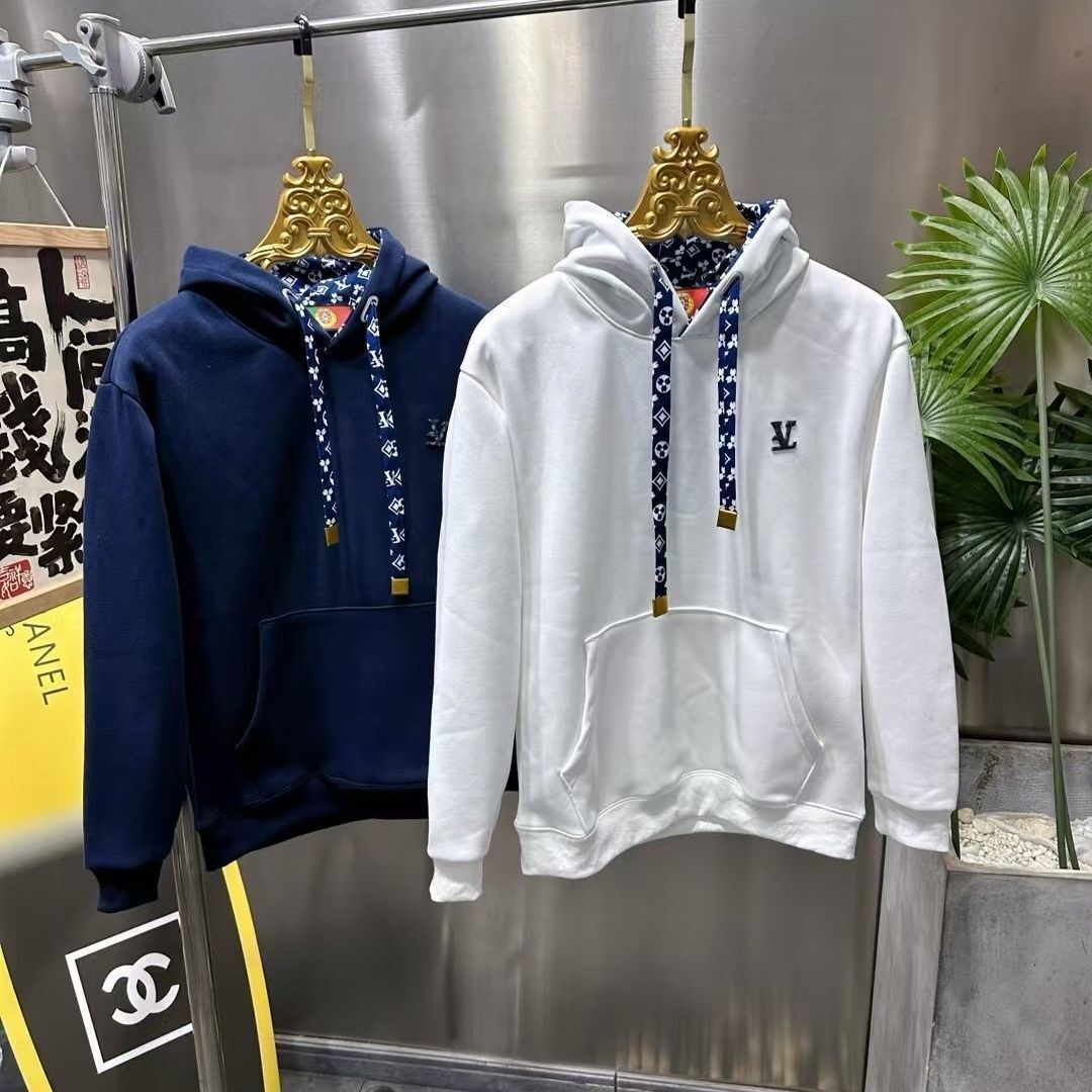 High quality autumn new series drawstring printed letter sweater men and women couple hoodie jacket