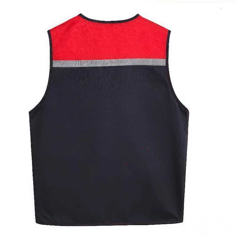 Vest Men's Vests New Multi-pocket Custom Workwear Waistcoat Multi-Pocket Decoration Staff Work Clothes Work VestW261017