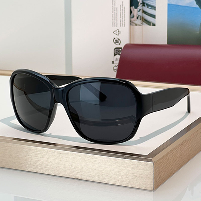 Black Square Sunglasses Womens 2176S Designer Mens Fashion Acetate Oversize Frame Leisure Vacation Beach Party Luxury Sunglasses