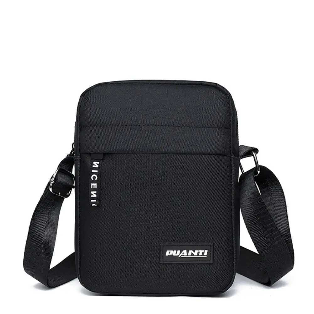 Cross Body Mini Nylon Shoulder Bag Men Solid Color Crossbody Bag Casual and Fashionable Bag Business Crossbody Bags for Men Hand Bag H261016