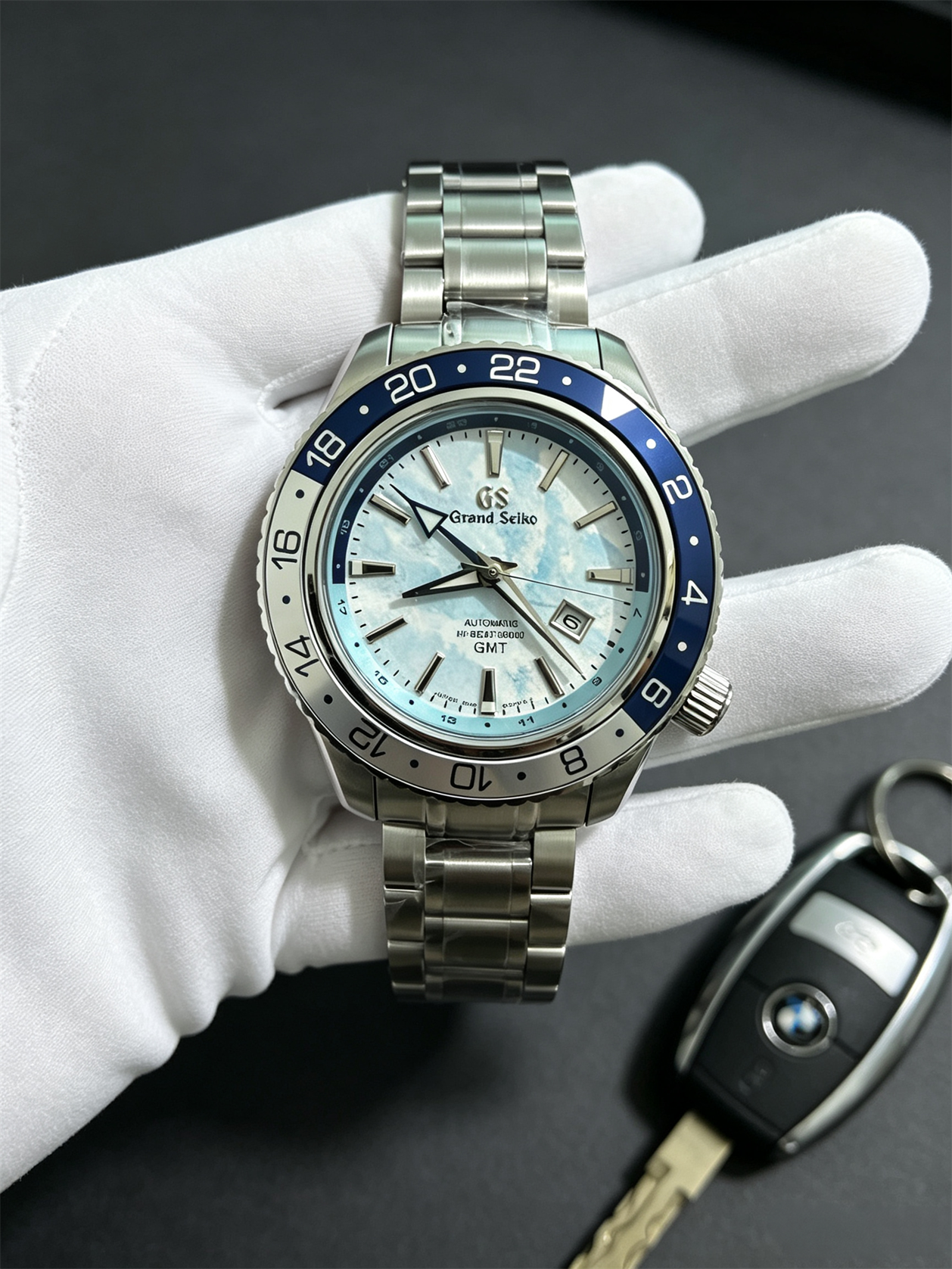 Luxury designer mens womens GS Grand Seikoity GMT watches Automatic mechanical movement watch stainless steel strap luminous gifts men Wristwatches