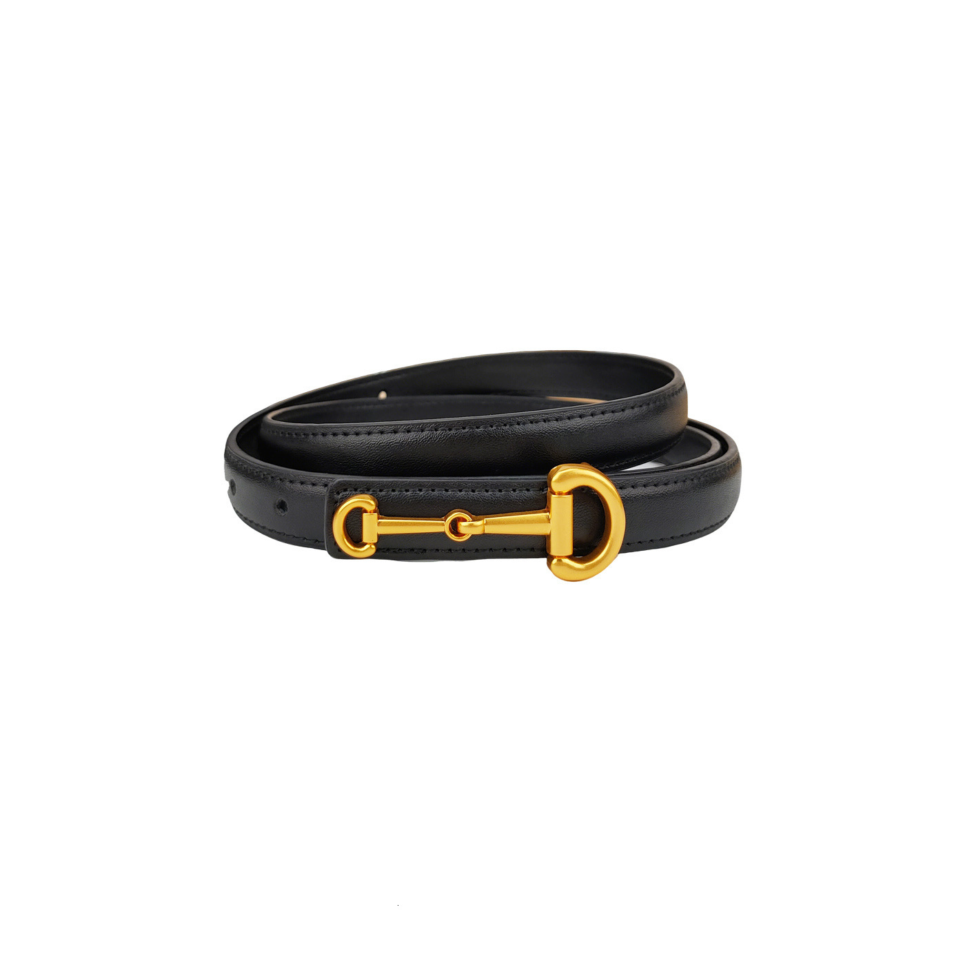 The New Women's Genuine Leather Belt Is Simple Casual And Thin It Is A Versatile And Fashionable Decorative Belt For Women And A Must-have For