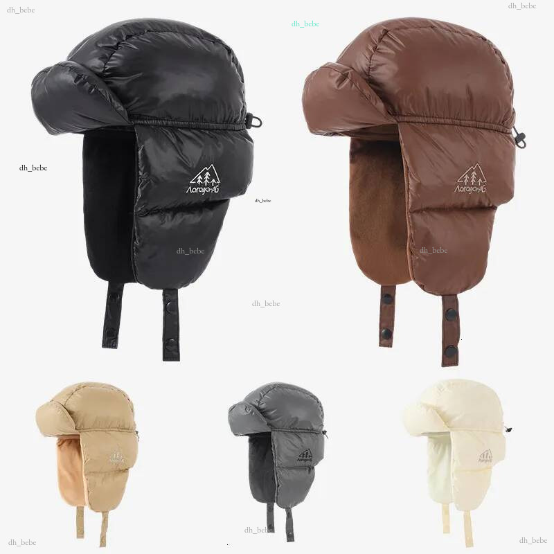 2026Korean Face Slimming Lei Feng Women Lightweight And Warm Down Cotton Pilot For Men Winter Cold Proof Ear Protection Hat High Quality
