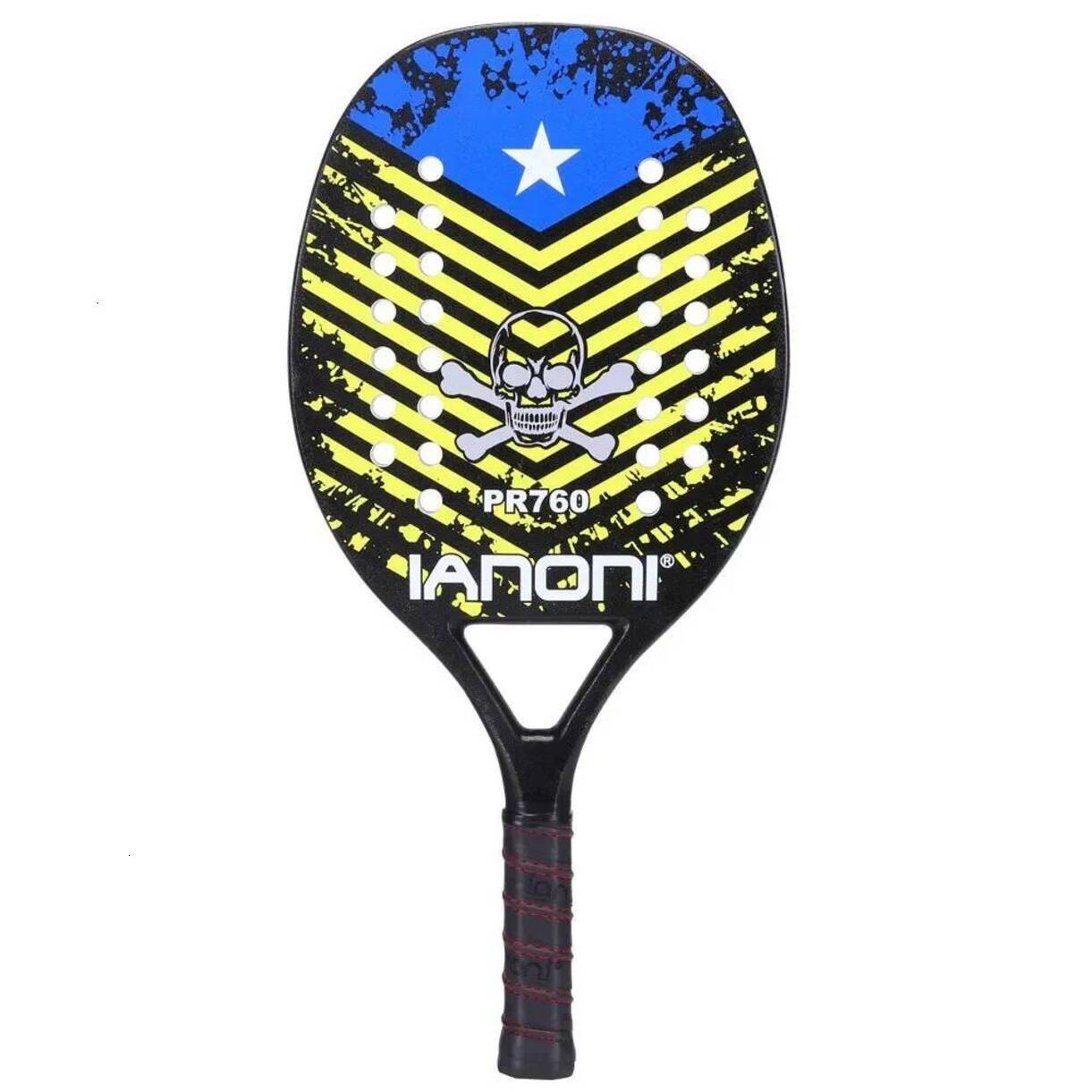 Multi-Piece Tennis Racket Matching Kits Rackets IANONI full graphite professional tournament racquets Beach Tennis Racket * Carbon Fiber Grit Face W