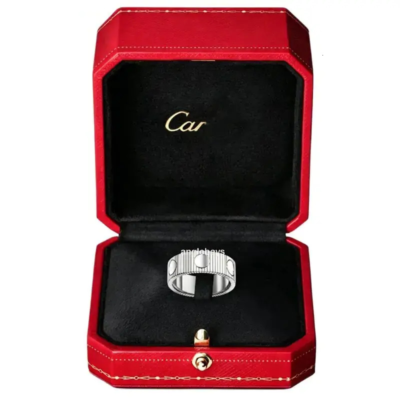 Plain Band Ring Fashion Luxury Ring For Men Women wedding Unisex Ghost Designer Rings Jewelry Sliver Colo