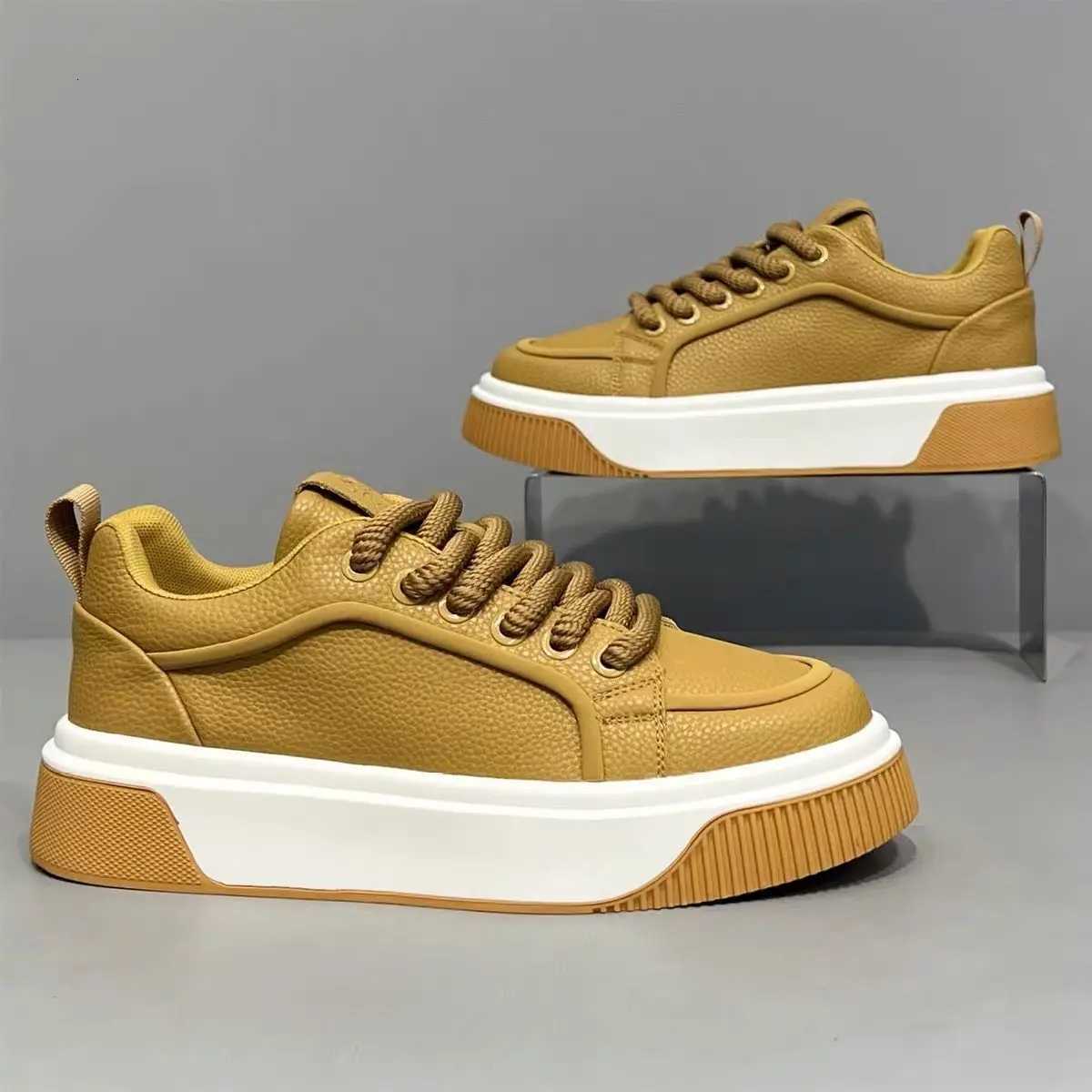 Casual Shoes Mens Casual Skate Shoes Comfortable Thick Sole Sneakers for Sports and Leisure H261016