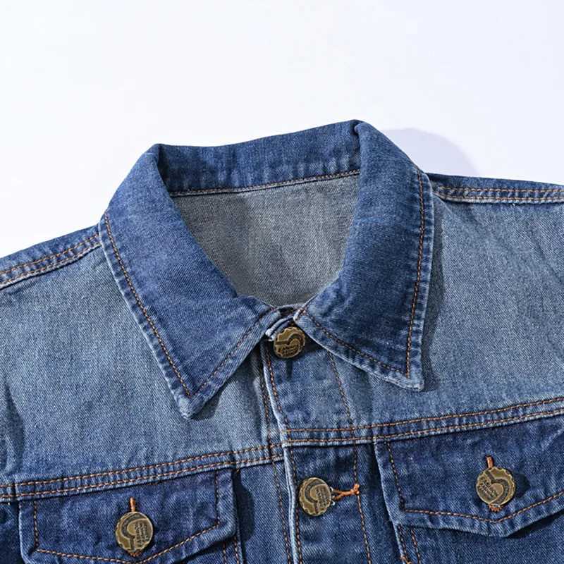 Fashion New Men's Men Vests Ripped Denim Waistcoats Sleeveless Jackets Light Blue Holes Denim Vests Male Cotton Slim Jeans Waistcoats 6XLW26101