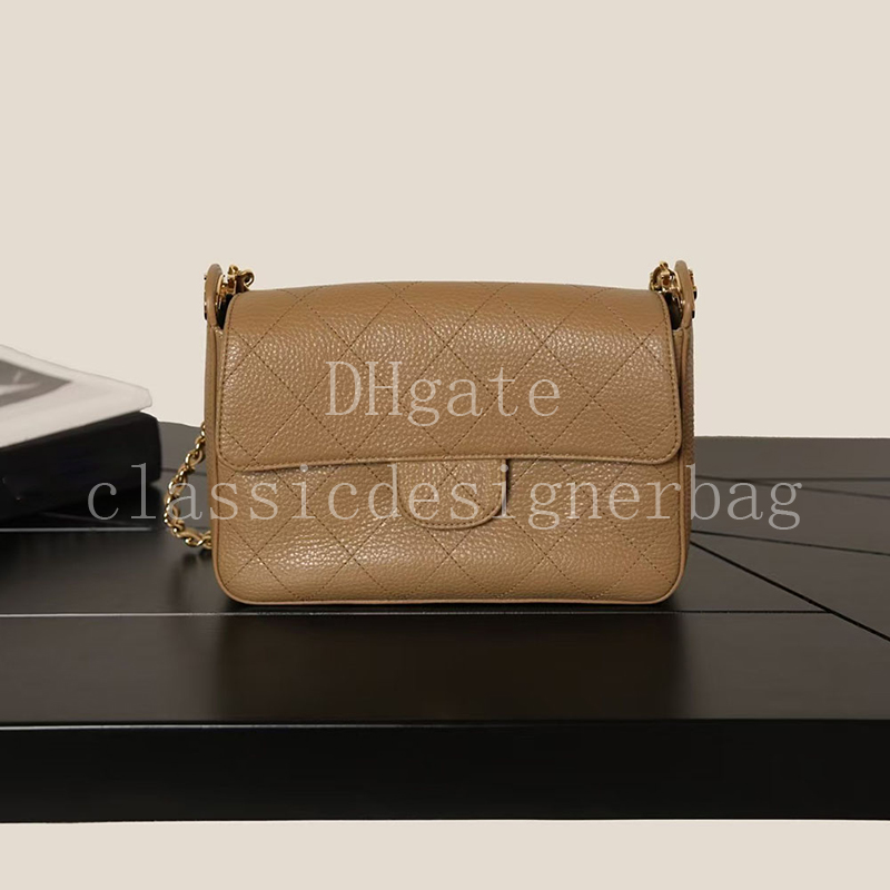Designer Calfskin Chain Bag Women Luxury Shoulder Bag Master quality Flap Bag 23CM With Box X004A