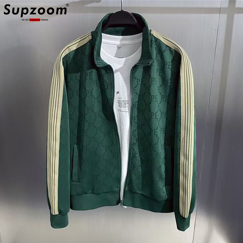 Supzoom New Arrival Top Fashion Trendy Spring And Autumn Stand-Up Collar Loose Casual Retro Handsome Jackets Men's Coat