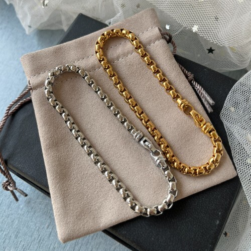 DY Cable Jewelry Designer Davidjersey Yurmannn Luxury Bracelet For Woman Men Luxe Bangle DY Trendy Niche Wheat Chain High-Value Hand Jewelry