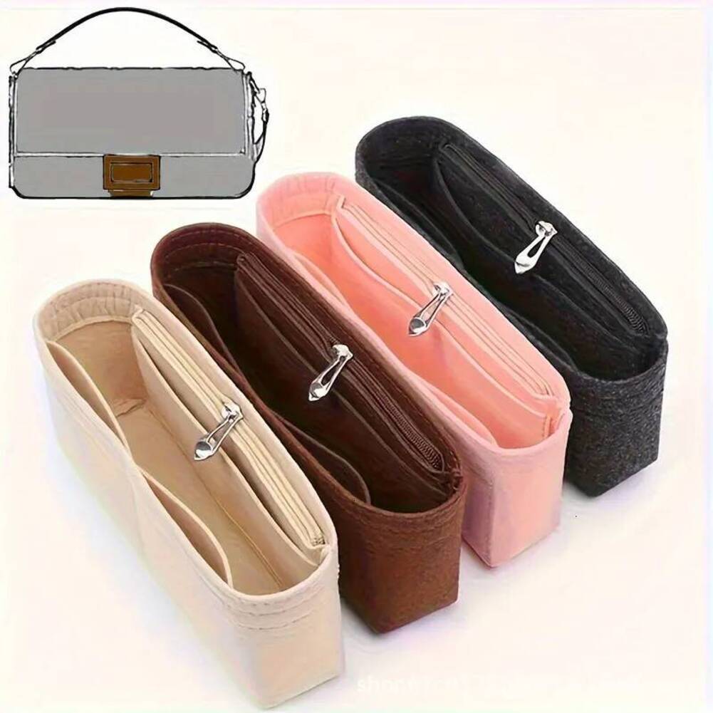 Cosmetic Bag New Felt Lined Storage beauty pouch Multifunctional Large Capacity Women's Makeup Bag Cosmetic Organizer Makeup T1