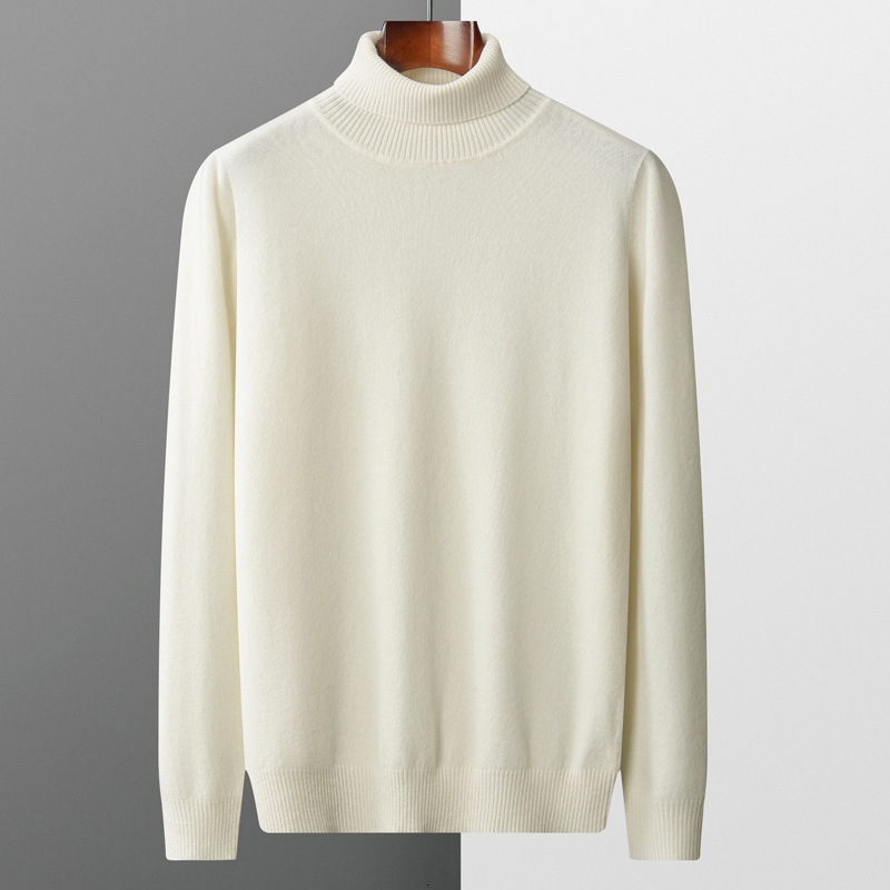 Men's Solid Color High Collar vintage sweatshirt Convertible Loose Long Sleeve Pullover Casual knit sweater Thermal Sweater Knitted Base Shirt