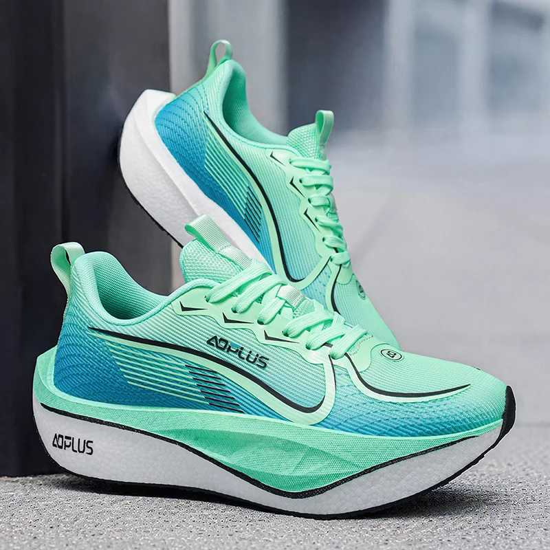 Casual Shoes Men Marathon Running Shoes Sports Walking CarbonPlate Breathable Lightweight Comfortable Women Athletic Casual Sneakers Outdoor H261016