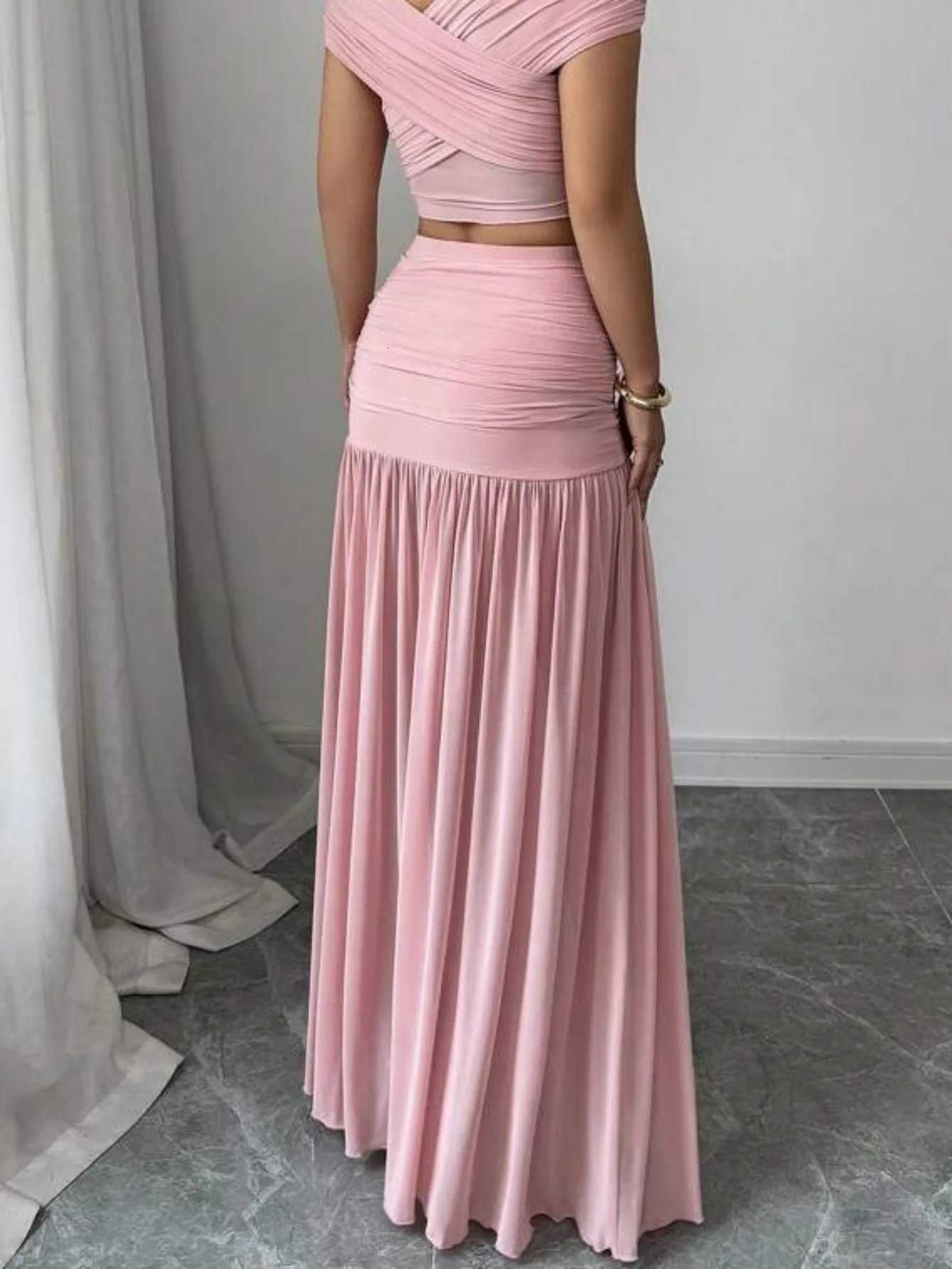 Length Skirts Women Skirts Floor Skirt A Line Splice Pleated Button Elegant Splice High Waist Y2k Streetwear Beach Work Solid Vacation W261017