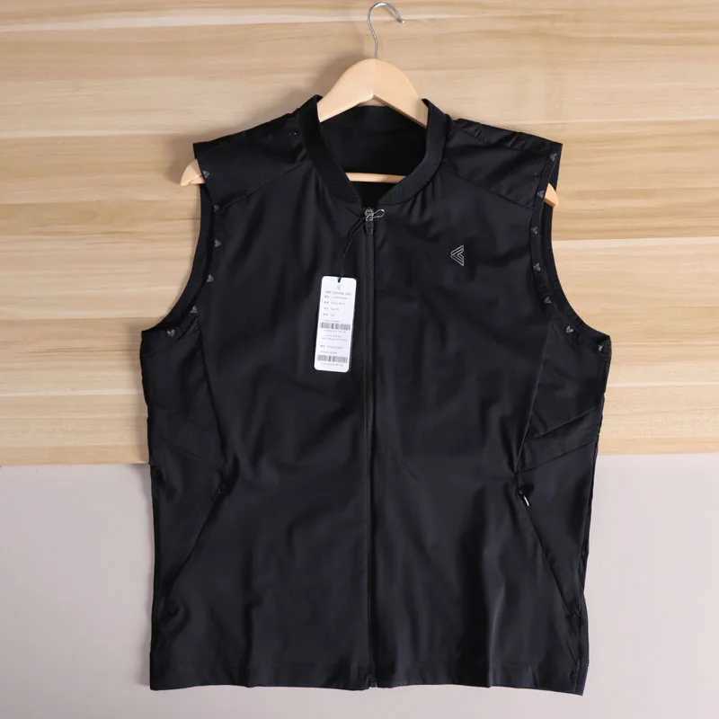 Spring Men's Vests Men's Series Summer Outdoor Breathable Splice Elastic Thin Vest Sports Vest Fashionable Urban Style Youth Daily WearW26