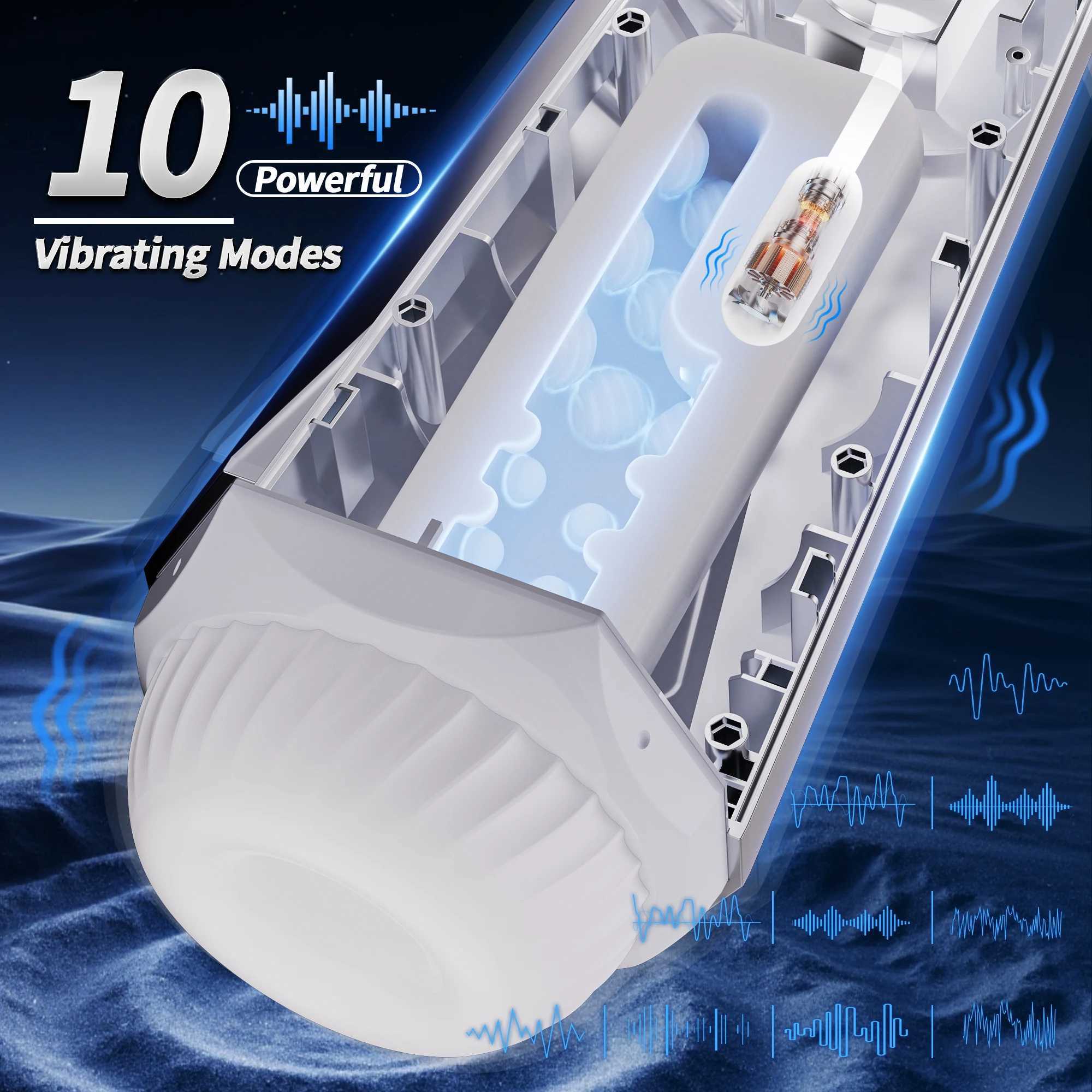 Male 2026 Automatic Sucking Vibrating Masturbator Cup 3 Clamping Modes Pocket Pussy Stroker Blowjob Penis Pump s For Men M261017