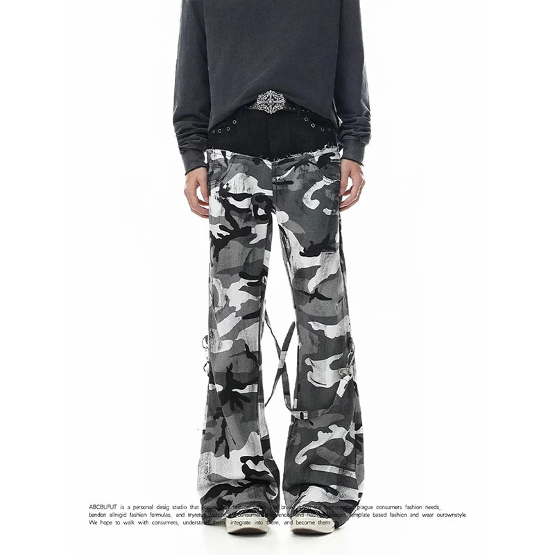 Man's Blue Y2k Baggy Embroidery Jeans Aesthetic 2000s Style Boyfriend Jean Pants Vintage Harajuku Oversize Denim Trousers Autumn 261013