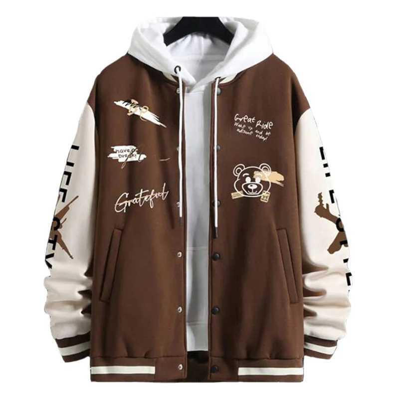 Coat Men's Jackets Men's Jackets Spring Autumn Casual Long Sleeve Golf Wear Men Baseball Jacket Fashion Printed O-neck Windbreaker Men