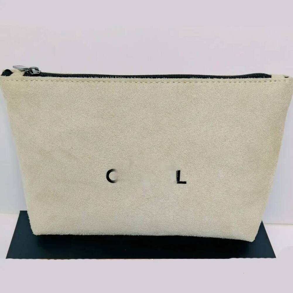 Cosmetic Bag Luxury Cc New Small Zipper Storage High End Top Quality Purse Outdoor Toiletry Designer beauty pouch Lettre Ch Make Up Gift Box Makeup