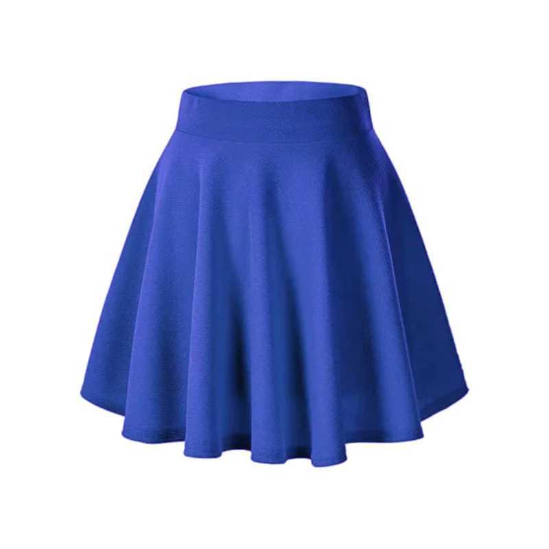 2026 Spring High-waisted Sweet Skirts Skirt Women Pleated Korean High Waist Loose Skirt Fashion Preppy Style Solid Student Skirt Clothe W261017