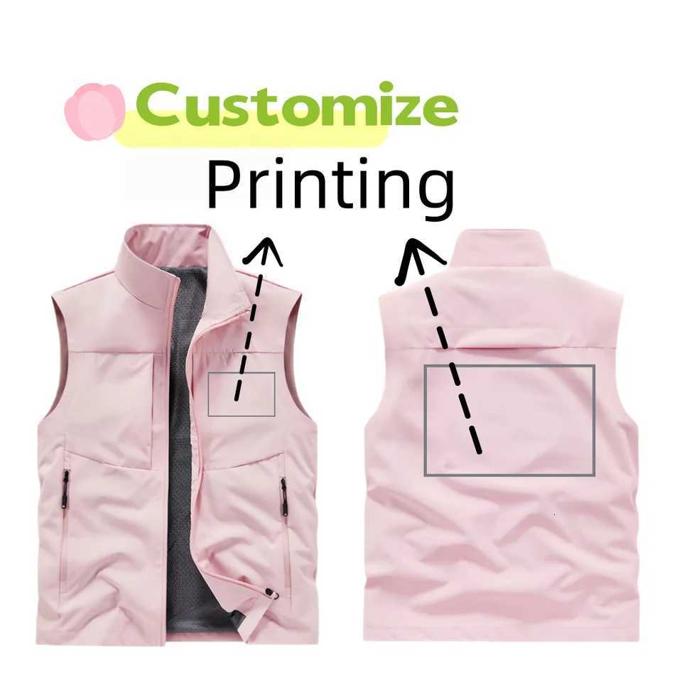 Summer New Men's Men Vests Outdoor Waterproof Quick Drying Cargo 5XL Vests Male Thin Mesh Breathable Waistcoats Climbing Sleeveless JacketsW261